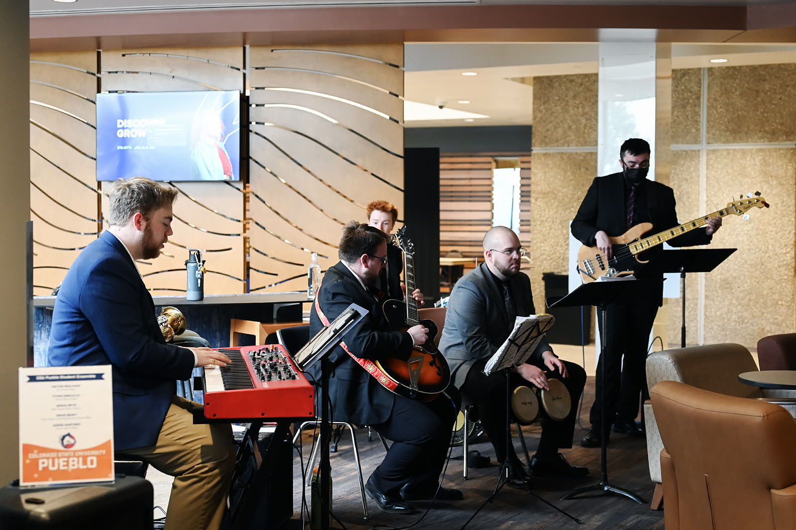5 O'Clock Five performing for event guests